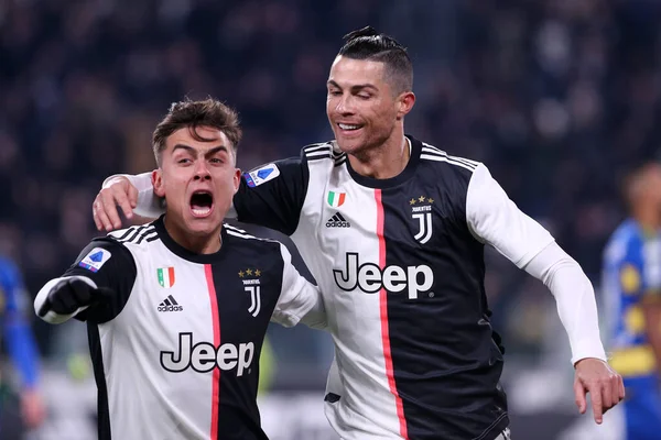 Torino Itálie Ledna2020 Italská Serie Juventus Parma Calcio Cristiano Ronaldo — Stock fotografie