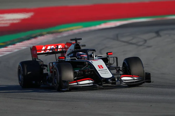 Barcellona Spagna Febbraio 2020 Test Pre Campionato Formula Romain Grosjean — Foto Stock