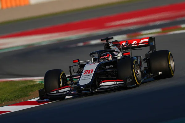 Barcellona Spagna Febbraio 2020 Test Pre Campionato Formula Kevin Magnussen — Foto Stock