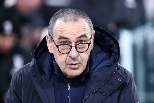 Torino Itálie Ledna2020 Italská Serie Juventus Parma Calcio Maurizio Sarri — Stock fotografie