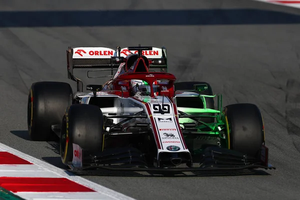 Barcellona Spagna Febbraio 2020 Test Pre Campionato Formula Antonio Giovinazzi — Foto Stock