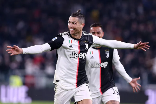 Turin Italien Januar 2020 Italienische Serie Juventus Gegen Parma Calcio — Stockfoto
