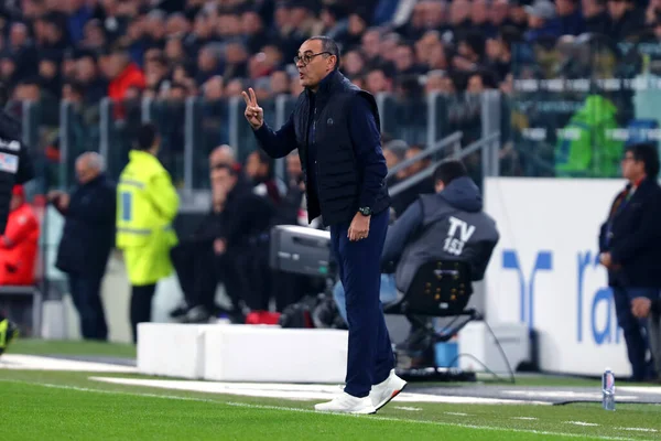 Maurizio Sarri Entrenador Del Juventus Torino Italia Noviembre 2019 Italian —  Fotos de Stock