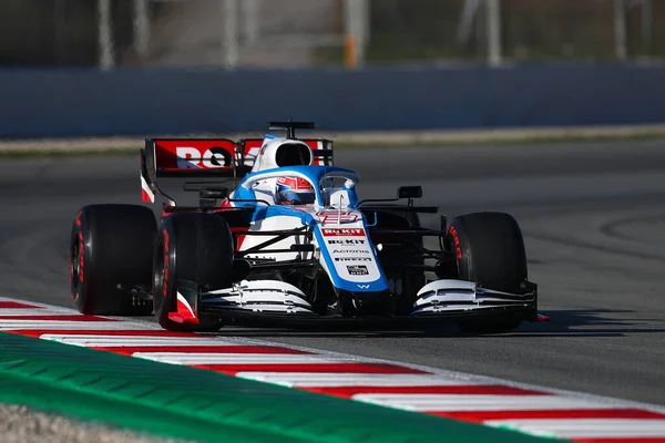 Barcelona Spanje Februari 2020 Formule Test Voor Het Seizoen George — Stockfoto