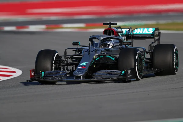 Barselona, İspanya. 26 Şubat 2020. Sezon öncesi F1 Kış Testi sırasında Mercedes AMG Petronas F1 Takımı Valtteri Bottas