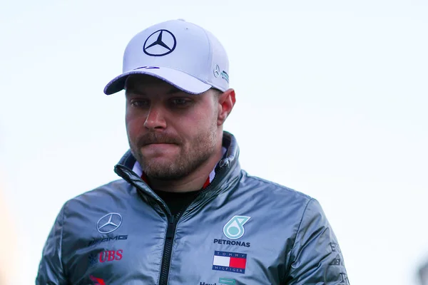 Barcelona Espanha Fevereiro 2020 Teste Pré Temporada Fórmula Valtteri Bottas — Fotografia de Stock