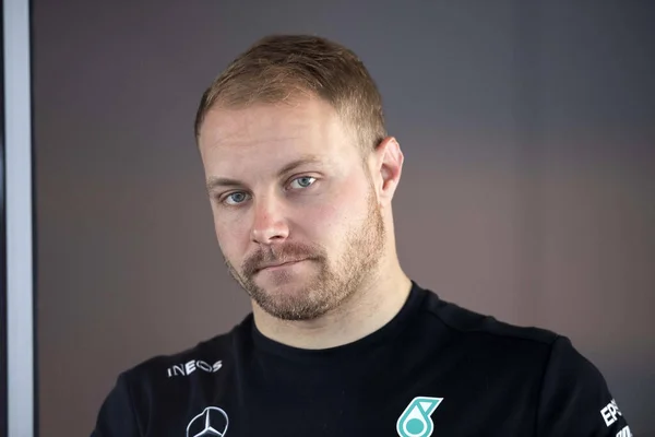 Barcelone Espagne Février 2020 Essai Formule Pré Saison Valtteri Bottas — Photo