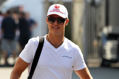 Michael Schumacher İtalya Formula 1 Grand Prix 2012 'de