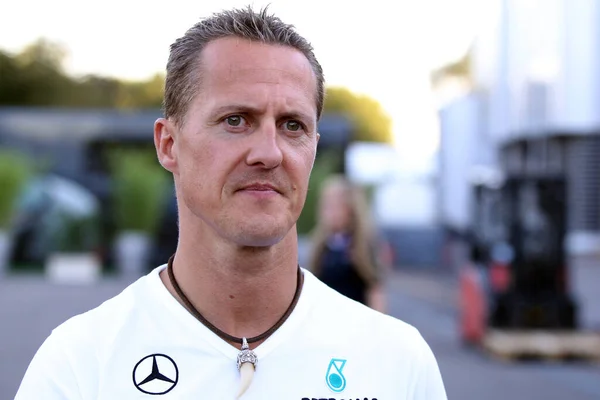 Michael Schumacher Durante Gran Premio Italia 2012 — Foto Stock