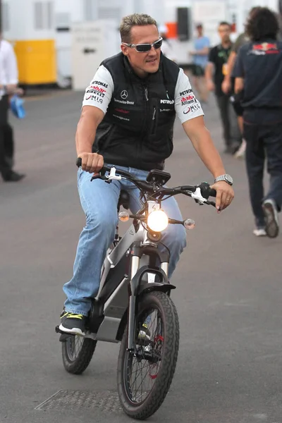 Michael Schumacher Formula Gran Prix Italy 2012 — Stock Photo, Image