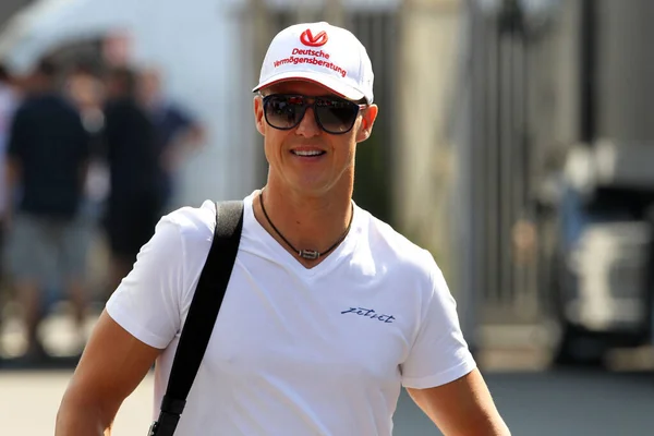 Michael Schumacher Formula Gran Prix Italy 2012 — Stock Photo, Image