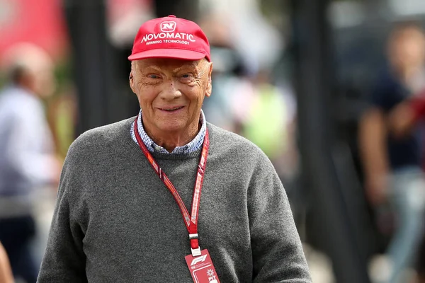 Niki Lauda Během Formule Gran Prix France 2018 — Stock fotografie