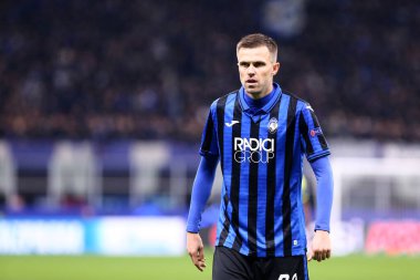 Milano, İtalya. 06 Kasım 2019. Uefa Şampiyonlar Ligi. Atalanta Calcio Manchester City Fc 'e karşı. Atalanta Bergamasca Calcio 'dan Josip Iliciç   