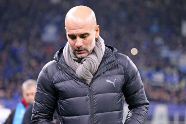 Milano, İtalya. 06 Kasım 2019. Uefa Şampiyonlar Ligi. Atalanta Calcio Manchester City Fc 'e karşı. Josep Guardiola, Manchester City Fc 'in koçu., 