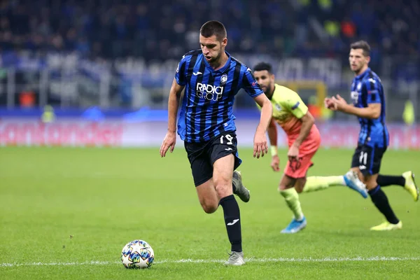 Milano Italia Noviembre 2019 Uefa Champions League Atalanta Calcio Manchester —  Fotos de Stock