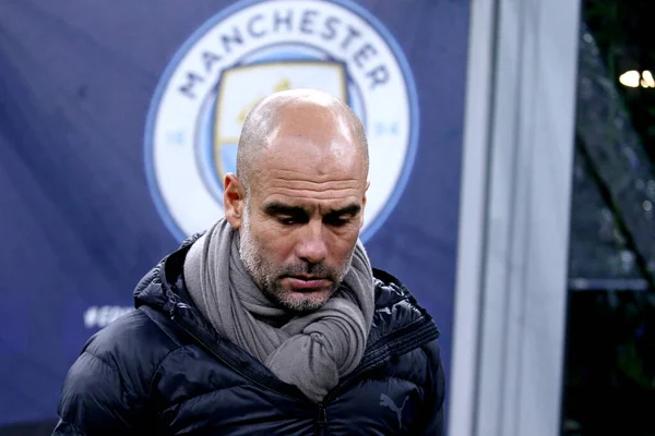 Milano, İtalya. 06 Kasım 2019. Uefa Şampiyonlar Ligi. Atalanta Calcio Manchester City Fc 'e karşı. Josep Guardiola, Manchester City Fc 'in koçu., 