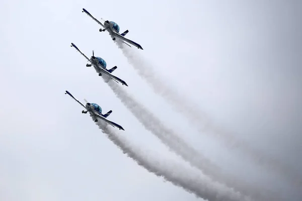 Acrobatic Team Fly Linate Air Show 2019 — Stock Photo, Image
