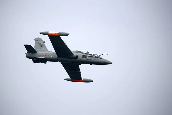 Aermacchi 339 Italian Air Force Linate Air Show 2019 — Stock Photo, Image