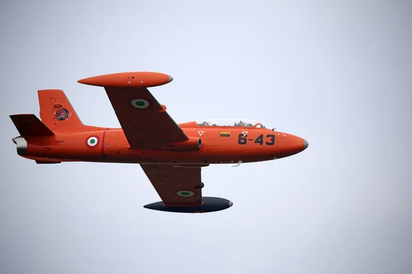 Aermacchi 326 Van Italiaanse Luchtmacht Tijdens Linate Air Show 2019 — Stockfoto