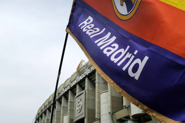 Vista General Estadio Santiago Bernabeu Del Real Madrid Chamartin Madrid — Foto de Stock