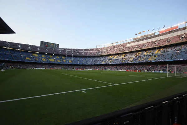 Vista General Estadio Camp Nou Barcelona España — Foto de Stock
