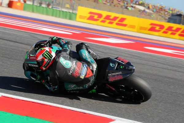 Franco Morbidelli Petronas Yamaha Srt Pista Durante Prática Livre Para — Fotografia de Stock