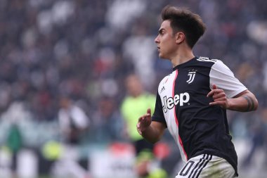 Torino, İtalya. 16 Şubat 2020. İtalyan Serisi A. Juventus Fc, Brescia Calcio 'ya karşı. Juventus FC 'den Paulo Dybala.   