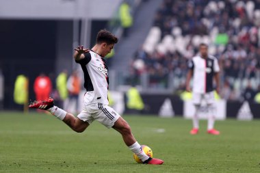 Torino, İtalya. 16 Şubat 2020. İtalyan Serisi A. Juventus Fc, Brescia Calcio 'ya karşı. Juventus FC 'den Paulo Dybala.   