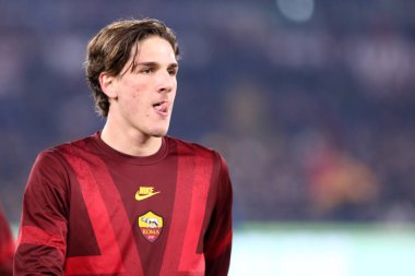 Roma, İtalya. 12 Ocak 2020. İtalyan Serisi A. Roma, Juventus Fc 'e karşı. Nicol? Roma 'dan Zaniolo.