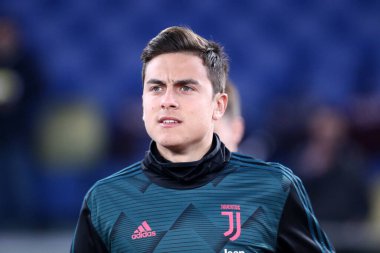 Roma, İtalya. 12 Ocak 2020. İtalyan Serisi A. Roma, Juventus Fc 'e karşı. Juventus FC 'den Paulo Dybala.   