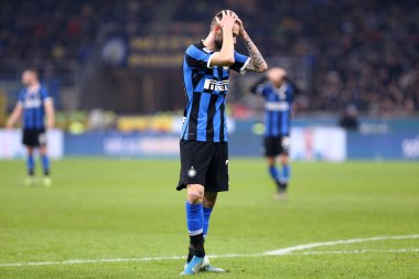Milano, İtalya. 6 Aralık 2019. İtalyan Serisi A. Fc Internazionale, Roma 'ya karşı. FC Internazionale 'den Marcelo Brozoviç.