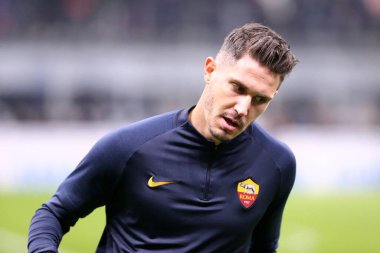 Milano, İtalya. 6 Aralık 2019. İtalyan Serisi A. Fc Internazionale, Roma 'ya karşı. Romanların Mert Çetesi.