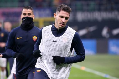 Milano, İtalya. 6 Aralık 2019. İtalyan Serisi A. Fc Internazionale, Roma 'ya karşı. Romanların Mert Çetesi.