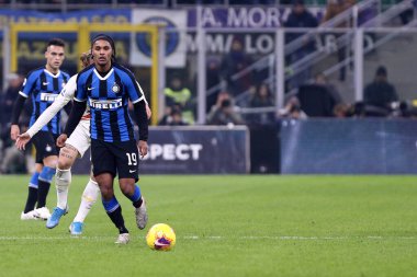 Milano, İtalya. 6 Aralık 2019. İtalyan Serie A. Fc Internazionale FC Internazionale 'den Roma.Valentino Lazaro' ya karşı.