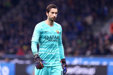 Milano, İtalya. 6 Aralık 2019. İtalyan Serisi A. Fc Internazionale, Roma 'ya karşı. Roma 'dan Antonio Mirante.
