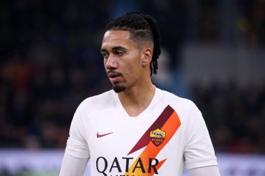 Milano, İtalya. 6 Aralık 2019. İtalyan Serisi A. Fc Internazionale, Roma 'ya karşı. Roma Olarak Küçük Chris.