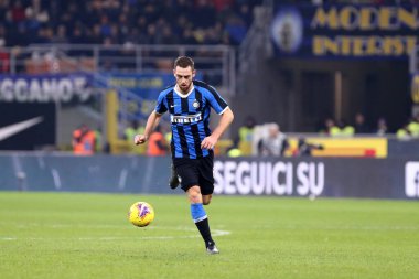 Milano, İtalya. 6 Aralık 2019. İtalyan Serisi A. Fc Internazionale, Roma 'ya karşı. FC Internazionale 'den Stefan De Vrij.