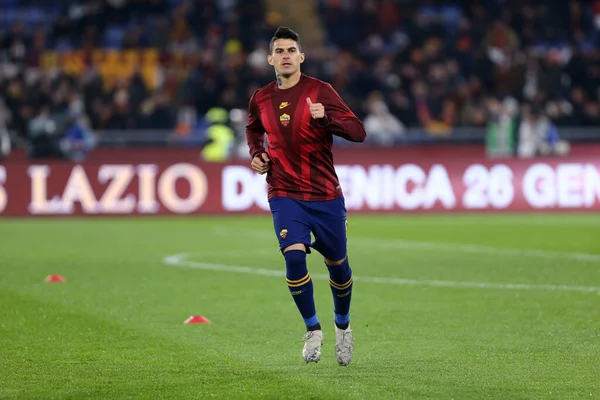 Roma Italia Gennaio 2020 Serie Italiana Roma Juventus Diego Perotti — Foto Stock