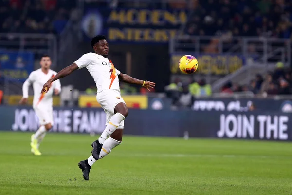 Milan Italie Décembre 2019 Serie Internazionale Roma Amadou Diawara Roma — Photo