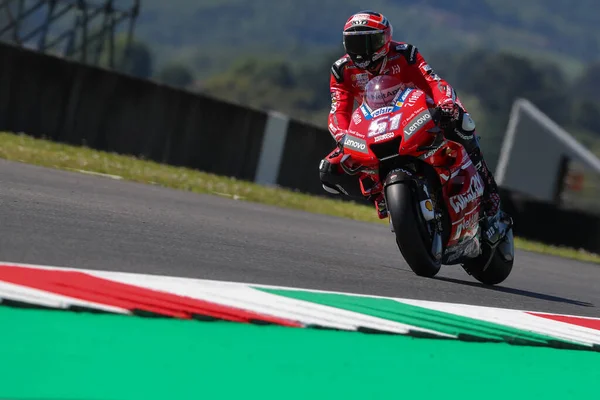 Michele Pirro Missão Winnow Ducati Pista Durante Prática Livre Para — Fotografia de Stock