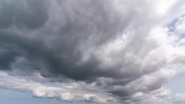 Συννεφιά Μέρα Σύννεφα Στον Ουρανό Timelapse — Αρχείο Βίντεο