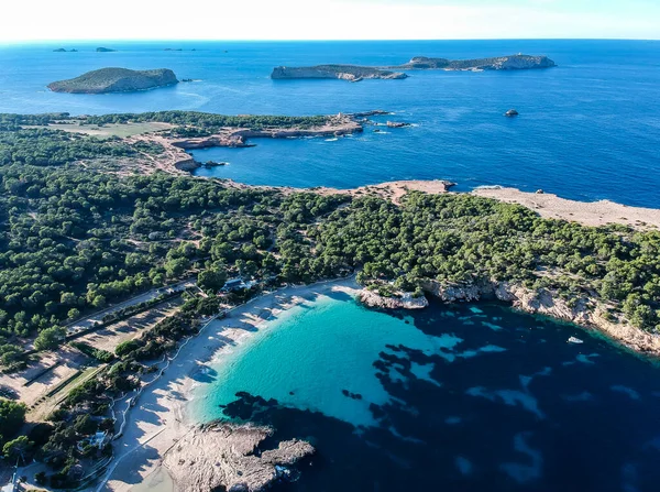 Ibiza Beach Cala Bassa Beach Locatred Western Ibiza Island Spain — Stock Photo, Image