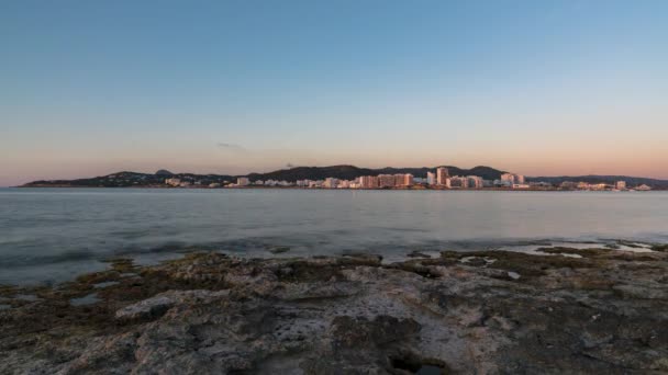 圣安东尼奥 波尔多断断续续的一天又一夜 西班牙Ibiza — 图库视频影像