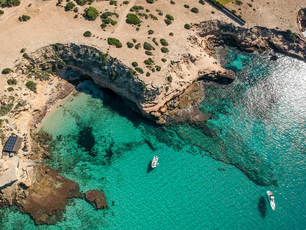 Cala Vadella Oest Ibiza エスパー — ストック写真