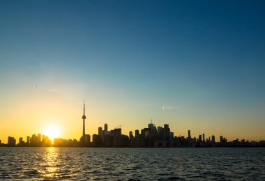 Toronto, Kanada 'nın ufuk çizgisi