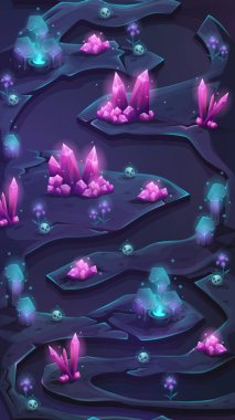 Kullanıcı arabirimi cristal bush ile kaydırma dikey mobil harita