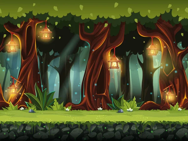 Vectorillustratie van het beeldverhaal van het forest fairy — Stockvector