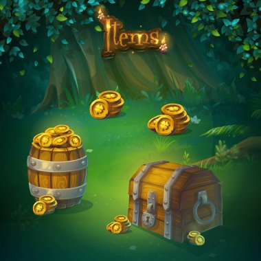 Karanlık Orman GUI farklı öğeleri ayarla