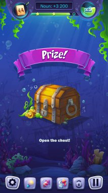 Mahjong balık dünyası - mobil format ödül alanı