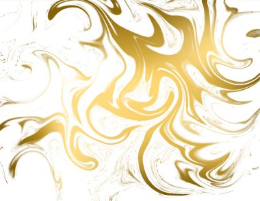 Altın beyazı mermer soyut desen. Modern ve orijinal sıvı doku. Sanat arka plan şablonu. Tasarım kapakları, sunum, davetiye, broşür, poster, kartvizit ve sosyal medya için iyi.